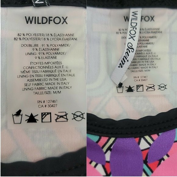 Preloved Wildfox Multicolor Eye Print Bikini - Picture 12 of 12